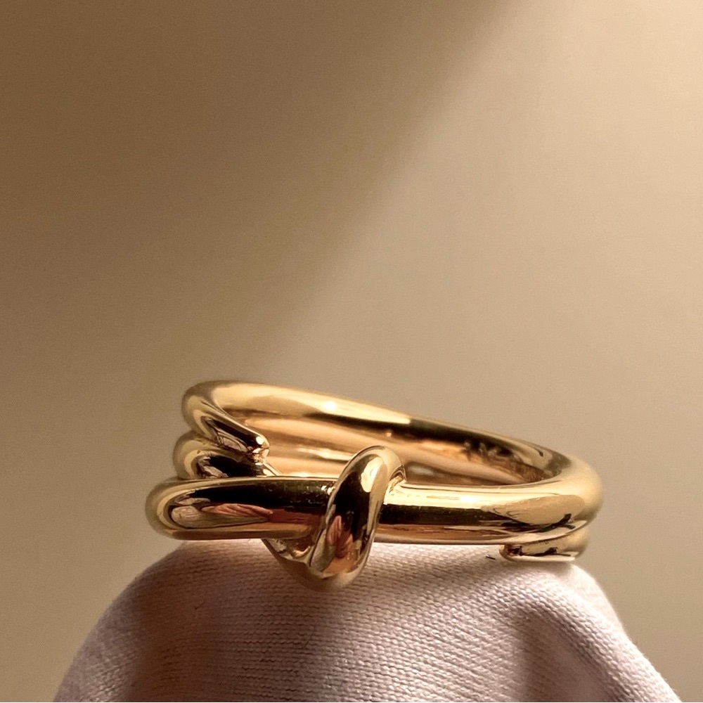 French Designer Annelise Michelson Unity Double Ring
